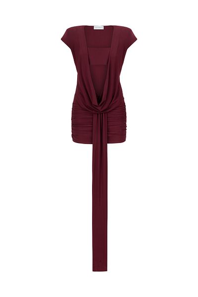 İLAYDA KARAKUŞ İlayda Karakus Eivissa Brown Dress