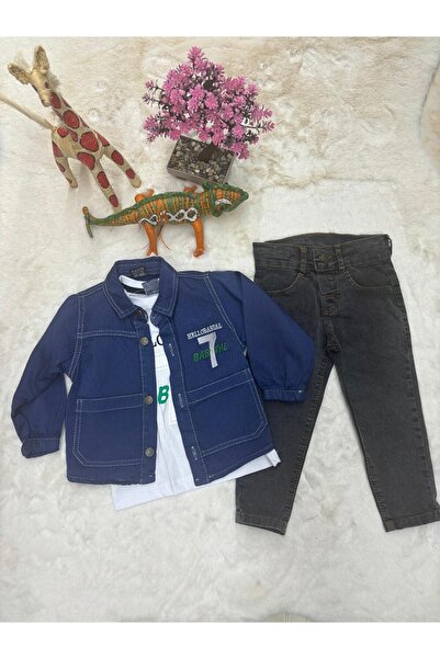 T-shirt ceket pantolon takım