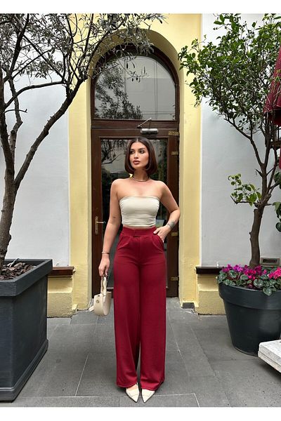 Laressi Crepe Velcro Pants