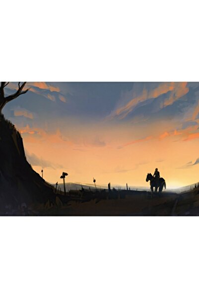 OEM Poster Horse Sunset, 61x90cm, poster1397, Zumzeria ®