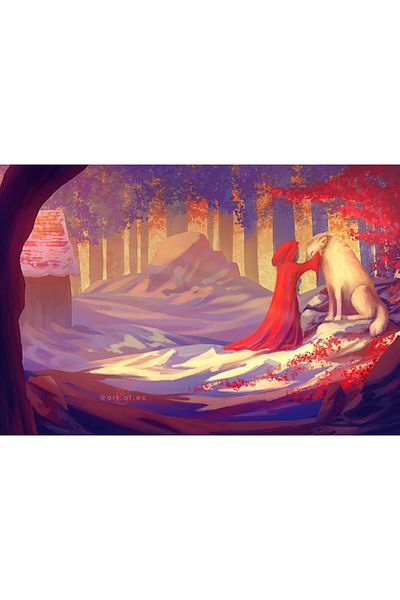 OEM Poster Winter Visit, 61x90cm, poster1726, Zumzeria ®