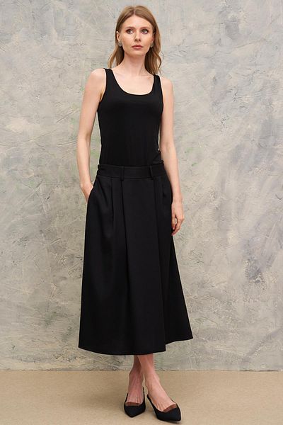 Journey Elastic Waist-Long Skirt