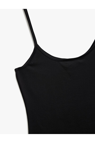 Koton Slim Fit Strappy U-Neck Basic Tank Top
