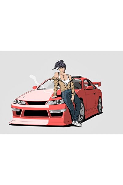 OEM Αφίσα Street Car Racer Girl, 61x90εκ., poster2085, Zumzeria