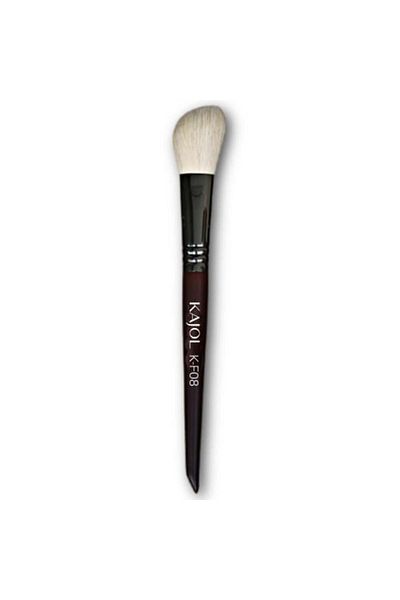 Kajol Beauty Brush for applying blush or contour, made of fine goat hair, K-f08,