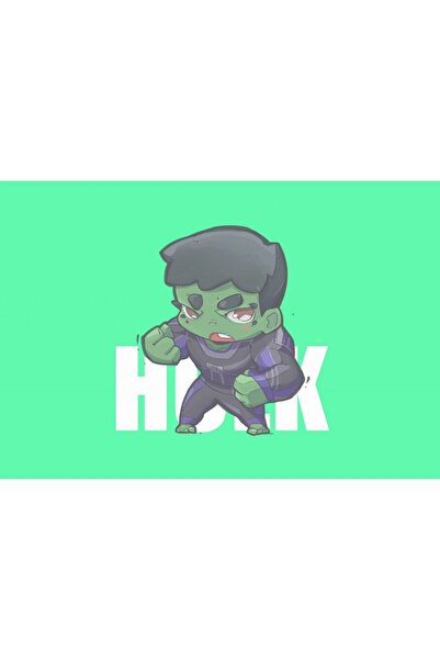 OEM Αφίσα Hulk Chibi, 61x90εκ., Zumzeria