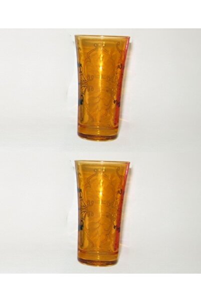 Luyano Kahve Yanı Su Bardağı Osmanlı 2'li Cam Made in Turkey