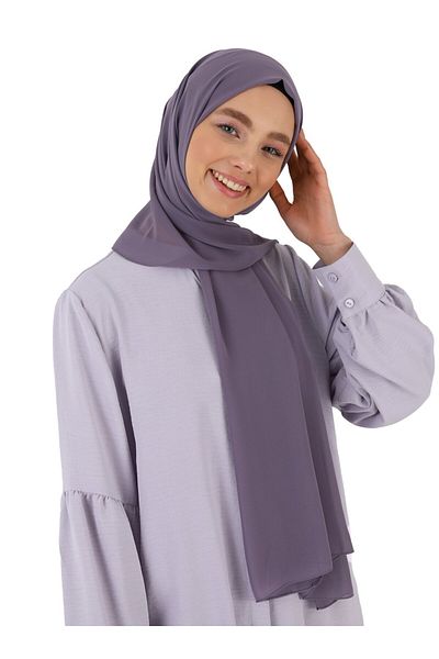 Tuva Şal شال شيفون - بنفسجي - قماش