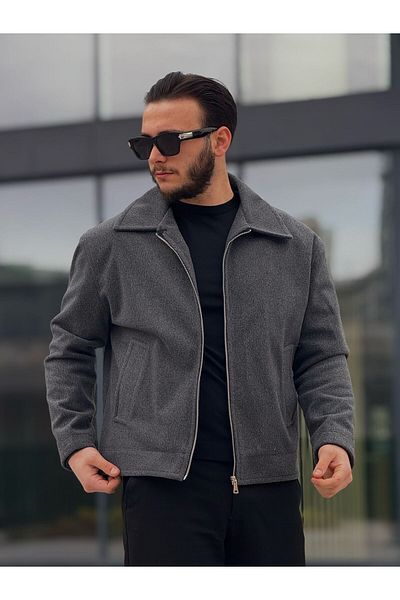KINGAF Men's Stamp Jacket