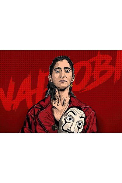 OEM Poster Casa De Papel Nairobi Artwork, 61x90cm, Zumzeria ®