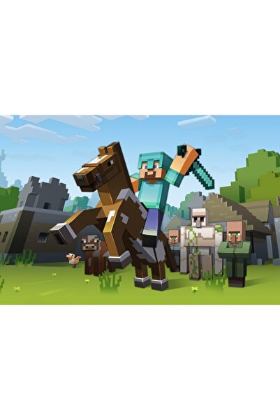 OEM Poster Minecraft Horse, 61x90cm, Zumzeria ®