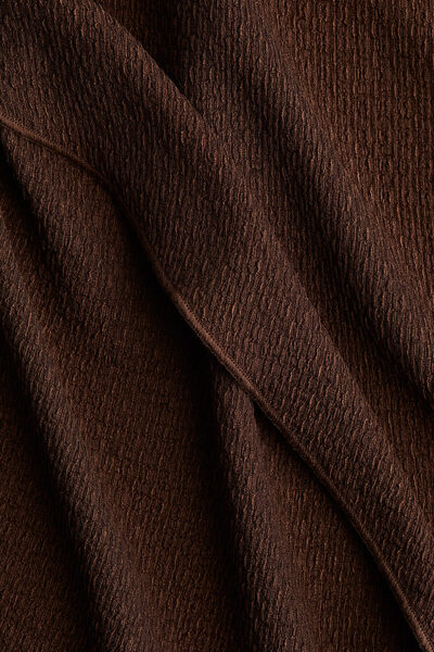 H&M Boncuk Detaylı ve Büzgülü Elbise