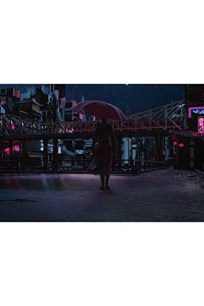 OEM Πόστερ Ομπρέλα για Κορίτσι με Πεζοπορία, 61x90εκ., poster2358, Zumzeria