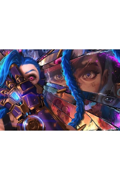 OEM Αφίσα Arcane Jinx Broken, 61x90εκ., Zumzeria