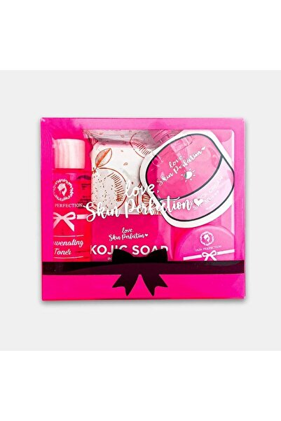 Love Skin مجموعة تجديد البشرة وترطيبها ومضادة للرؤوس السوداء ومضادة للبثور
