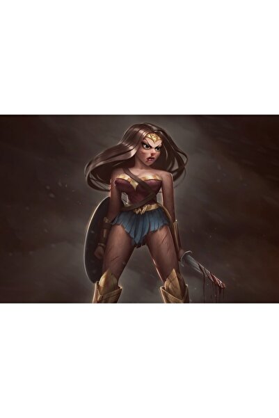OEM Ψηφιακή αφίσα χαρακτήρα Wonder Woman, 61x90εκ., poster637, Zumzeria