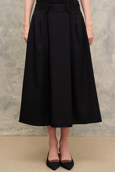 Journey Elastic Waist-Long Skirt