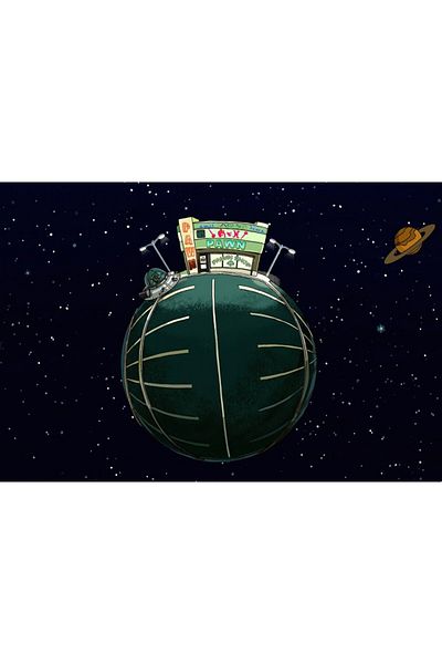 OEM Poster Rick And Morty Pawn Shop, 61x90cm, Zumzeria ®