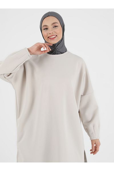 Tuva Şal Γκρι Tuva Jersey Hijab Turban - Πρακτικό