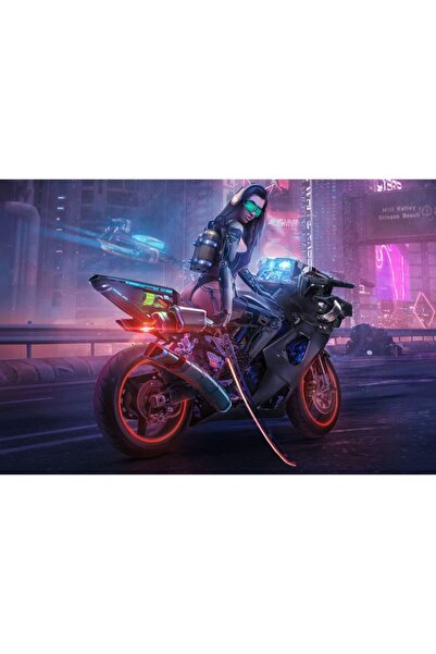 OEM Poster Cyborg Rider Biker, 61x90cm, poster1098, Zumzeria ®