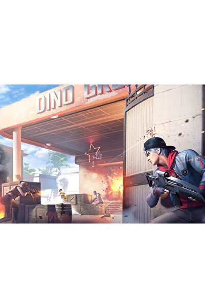 OEM Poster Garena Free Fire Bomb Squad, 61x90cm, poster1298, Zumzeria ®