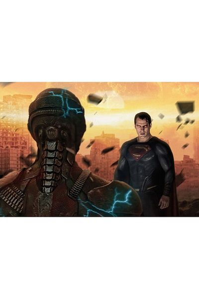 OEM Poster Speedforce Flash Takes On Kalel, 61x90cm, poster2284, Zumzeria ®