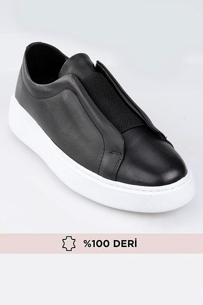 maximoda Pantofi pentru bărbați din piele naturală, cu talpă înaltă, fără șireturi, foarte eleganti și confortabili
