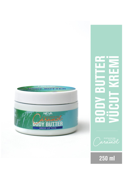 Nevacare 250 مل زبدة الجسم بالفستق والكراميل المملح (كريم مرطب)