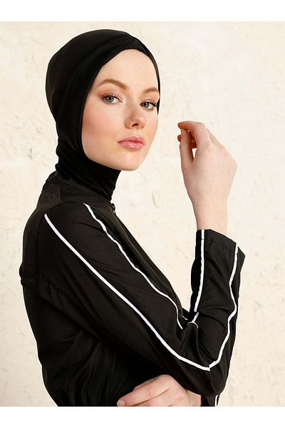 Mayo Bella Arabiyeli Full Covered Swimsuit - Black -