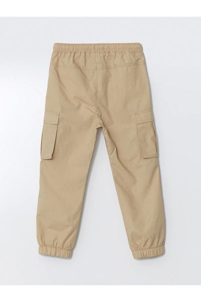 LC Waikiki Lcw Kids Beige Elastic Waist Boys Cargo Pants