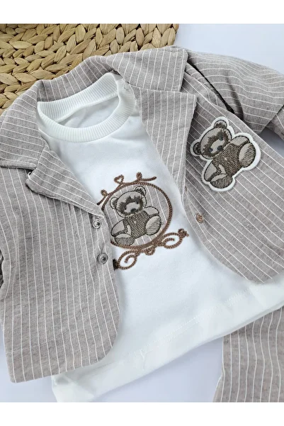 Butik Baby Boy Jacket Pants Sweat Triple Suit Premium Quality