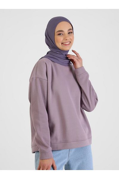 Tuva Viscose Jersey Ready Turban - Plum -