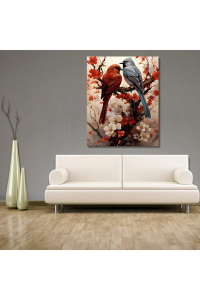 LİLYHOBBYLAND Sayılarla Boyama Renkli Baskılı Hobi Seti (Çerçeveli) 40x50 cm:...