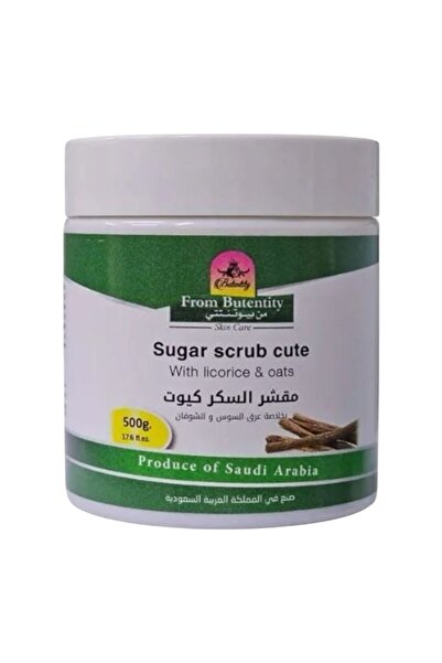 butentity بيوتنتيتي مقشر السكر كيوت بخلاصة عرق السوس والشوفان - 500 جم