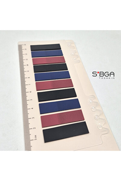 sibga tasarım Şeffaf Renkli Postit Post-it Post It. Kitap Ayracı Ayraç Postit Sticker Not Kağıdı 200 yaprak