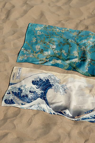 Herarosa Artworks Special Beach Towel for Couples - 75cm X 150cm (2 Towels)