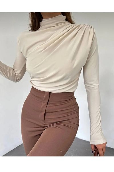 MODA Sandy Blouson with Shirring