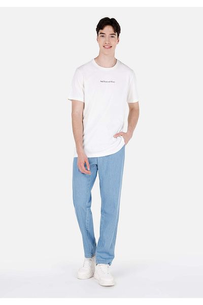 Colin's Jogger Fit Mid Waist Straight Leg Men's Indigo Jean Trousers