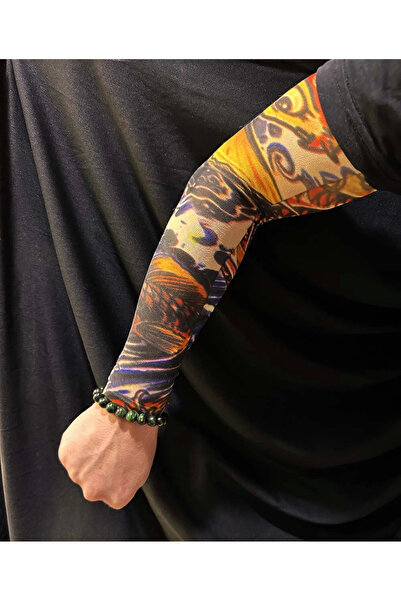 Twin Store Stocking Tattoo Wearable Arm Leg Tattoo Lycra 2 Pieces Model 27