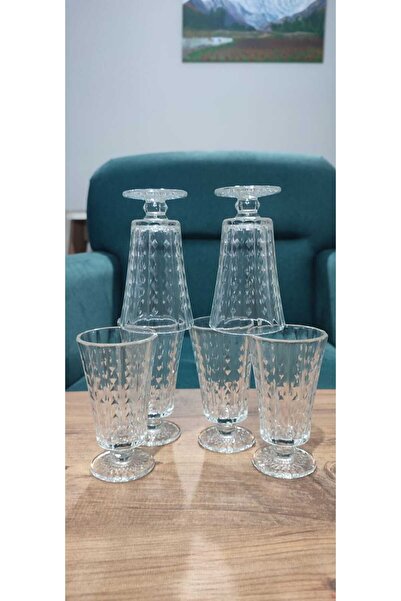 ORTAKÖY CENNETİ Luxury Diamond Medium Remas 120 Cc Coffee Side Water Glass