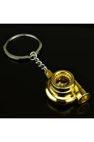 Bizde Ne Yok ki Metal Auto Turbo Keychain-Bag Ornament Blown Design