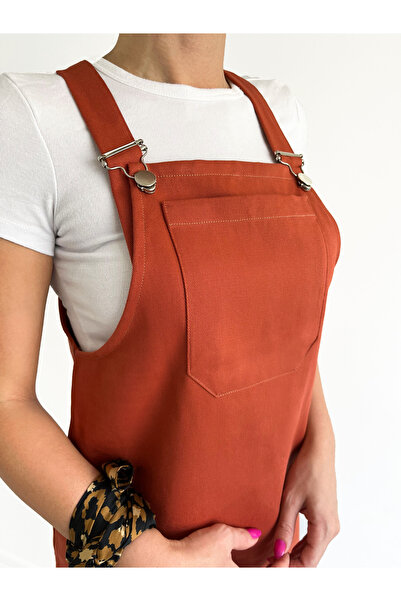 Genel Markalar Gabardin Salopet Kısa Elbise