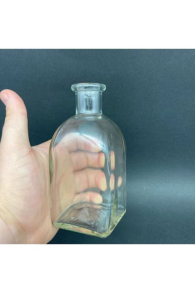 Juniberry Glass Bottle Jar Decorative Vase 250ml (Without Label)
