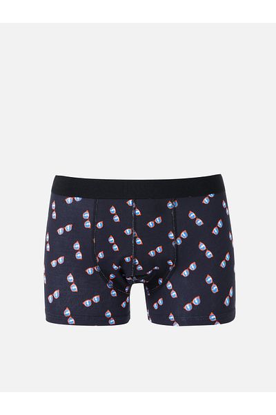 Colin's Regular Cut Printed Navy Blue Men's Boxers
