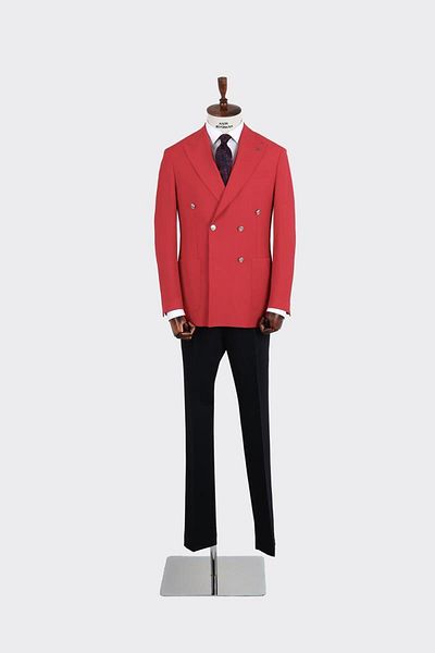 Kadir Büyükkaya Men's Double Breasted Jacket-Kax5230S