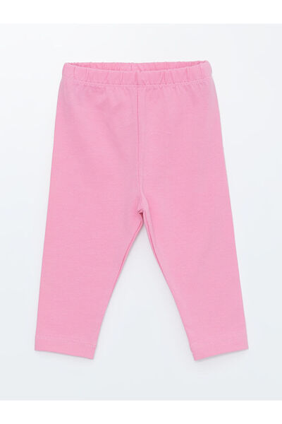 LC Waikiki Lcw Crew Neck Printed Baby Girl Blouse and Leggings 2 Pack