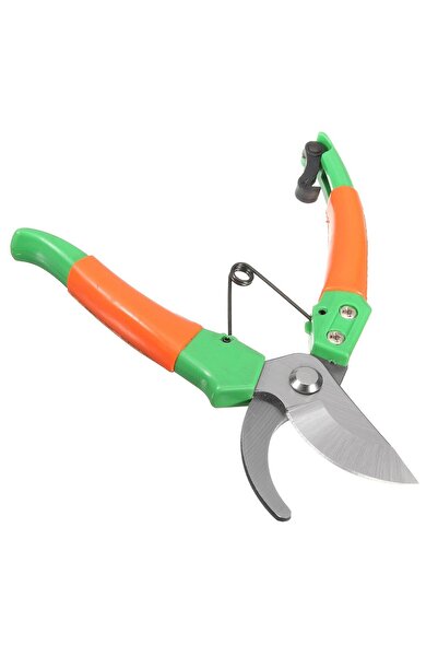 Generic 8-inch Branch Pruning Shears with Plastic Handle - High-Quality Carbon Steel