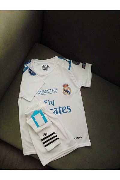 Armageddon Sergio Ramos Kyiv Final White Kids Jersey Set