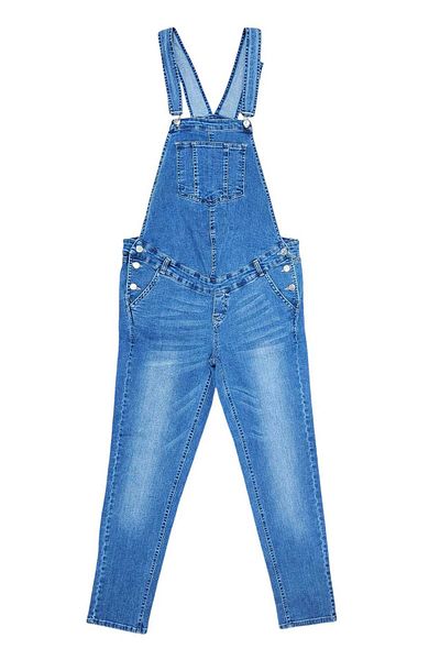 GüneşIşığı Casual and Comfortable Maternity Salopette Jeans