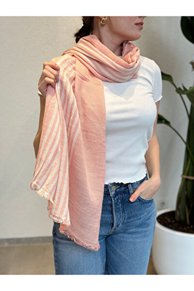 novon Sienna Design Linen Premium 100% λινό σάλι